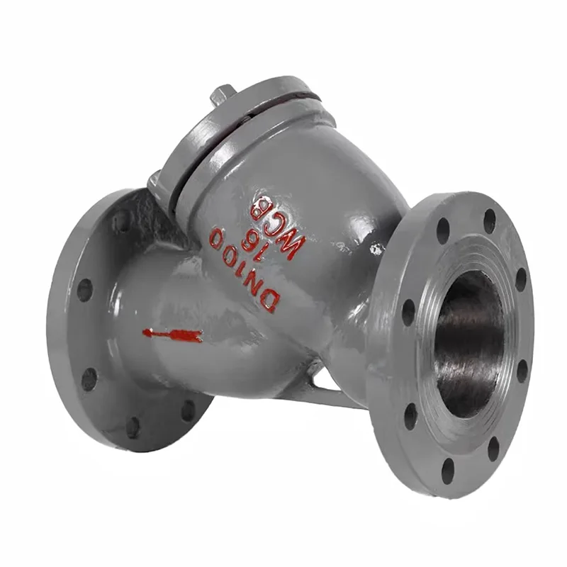 Carbon Steel Flanged Y-karazana sivana
